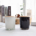 wholesale glass candle holders soy wax candle jars black candle jar with lid